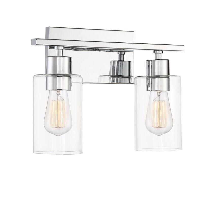 Savoy House Lambert 2 Light 13" Wide Bathroom Vanity Light with Glass