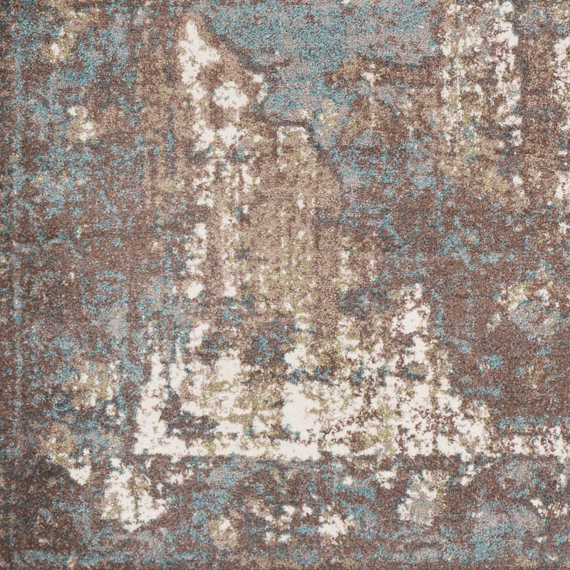 Livabliss Amalia Distressed Medallion Area Rug