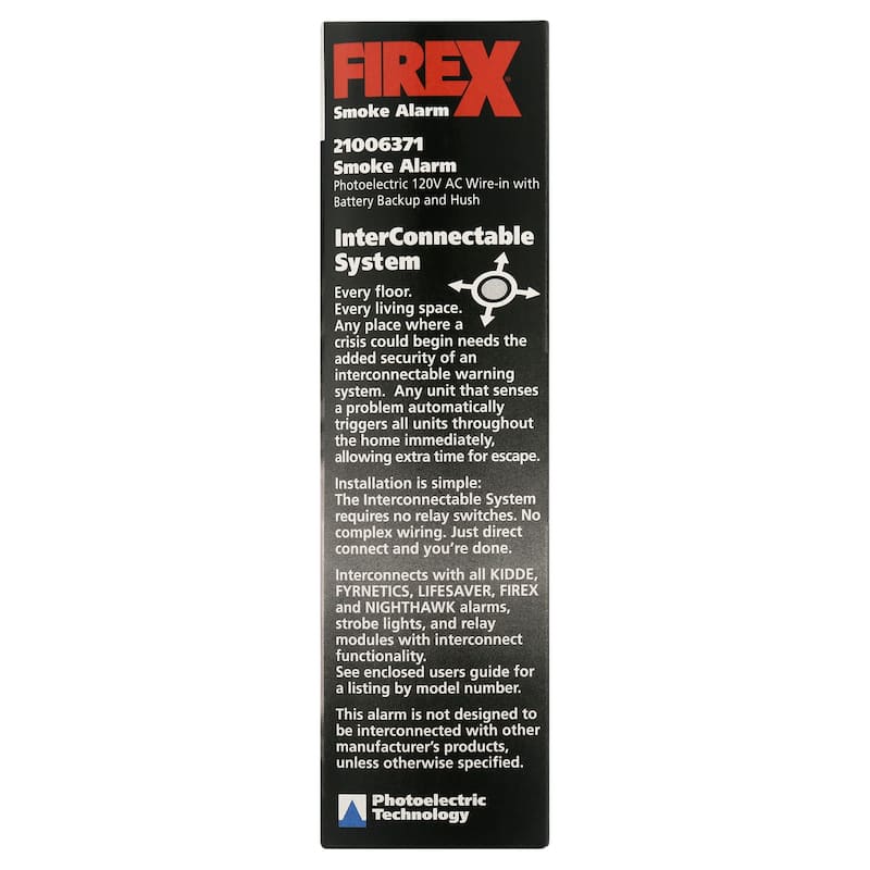 Photoelectric Hardwired Smoke Alarm