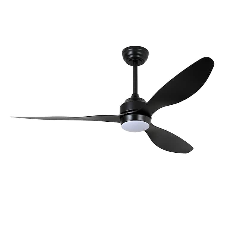 Sofucor 52" Ceiling Fan with Lights Quiet DC Motor 3 ABS Blade 6 Speed Levels,Remote Control,for Patio Living Room,Bedroom
