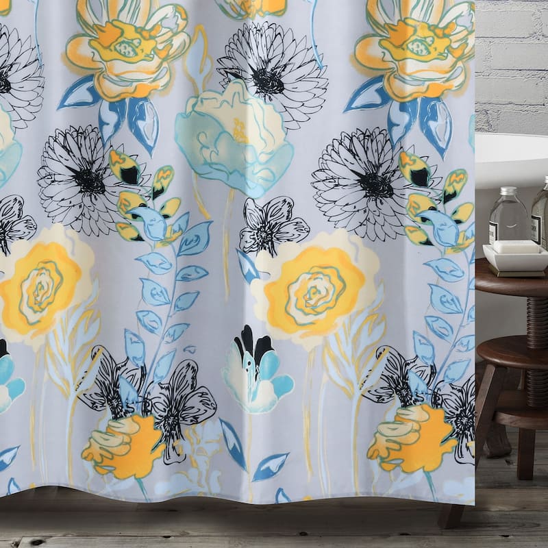 Greenland Home Fashions Watercolor Dream Shower Curtain