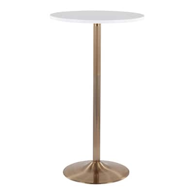 Silver Orchid Stone Adjustable 2 & 3-Height Table (Dining, Counter, or Bar Height)