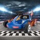 preview thumbnail 10 of 43, 12V Kids Ride-On Go Kart with LED Lights, Bluetooth Music, Pedal Control and Parental Remote Control, For 3-8 Years Old
