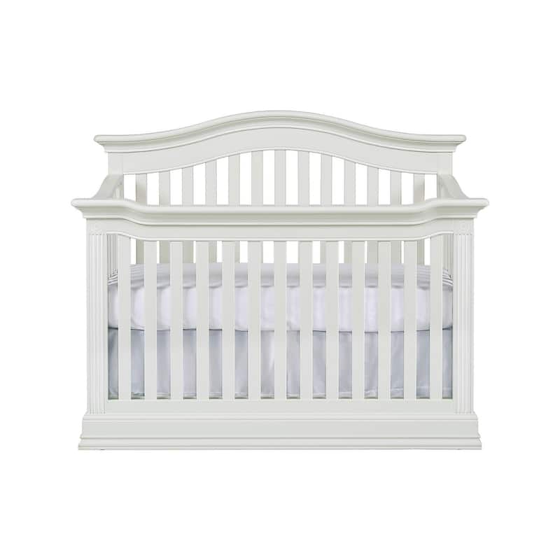 Baby Cache Montana 4-in-1 Convertible Crib - Glazed White