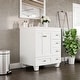 preview thumbnail 2 of 42, Eviva Acclaim 28 in. Bath Vanity with White Carrara Quartz Top