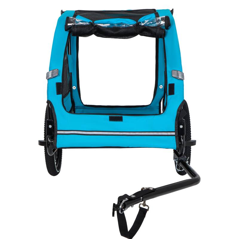 Pet Bike Trailer Dog Cart for Bicycle,Suitable for Small and Medium Pets, Easy Folding Cart Frame, Non-Slip Floor