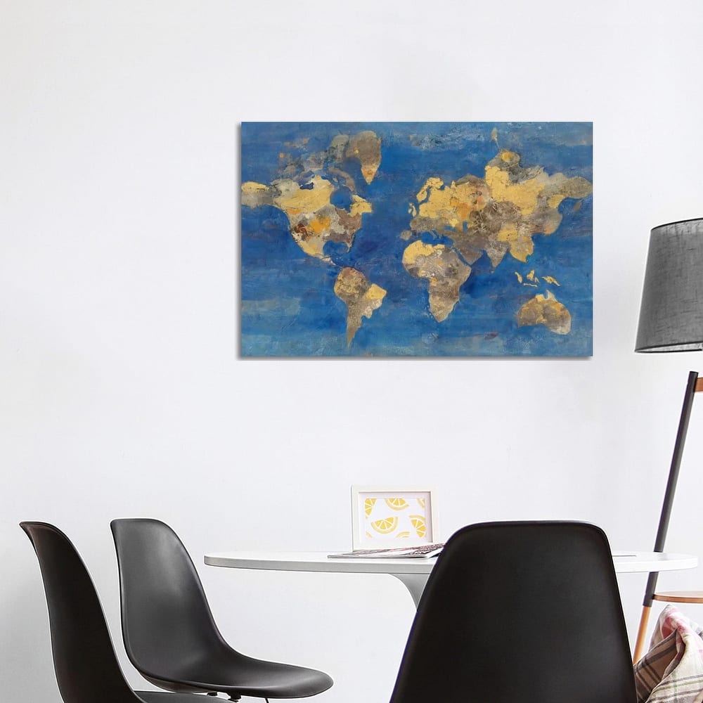 iCanvas "Golden World" by Albena Hristova Canvas Print