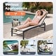 preview thumbnail 6 of 73, Pellebant Outdoor Patio Adjustable Chaise Lounge Chairs