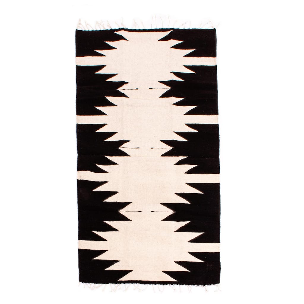 Novica Handmade Maguey Zapotec Wool Rug (2.5 X 5) - 2' x 6' Oval
