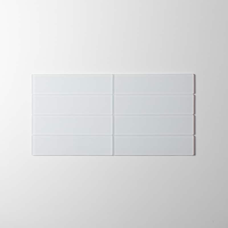 2 in. x 8 in. Glass Subway Wall Tile