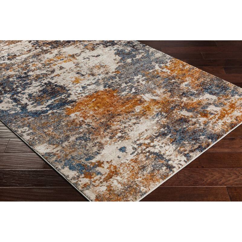 Arne Modern Abstract Plush Area Rug