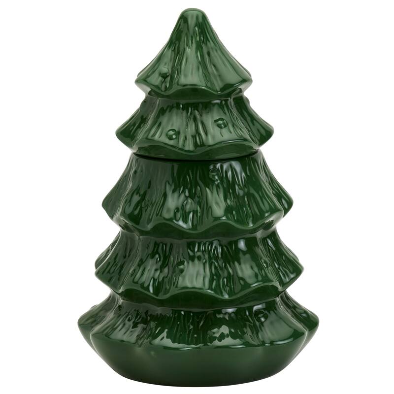 Tabletops Gallery Christmas Tree Cookie Jar Green On Sale Bed