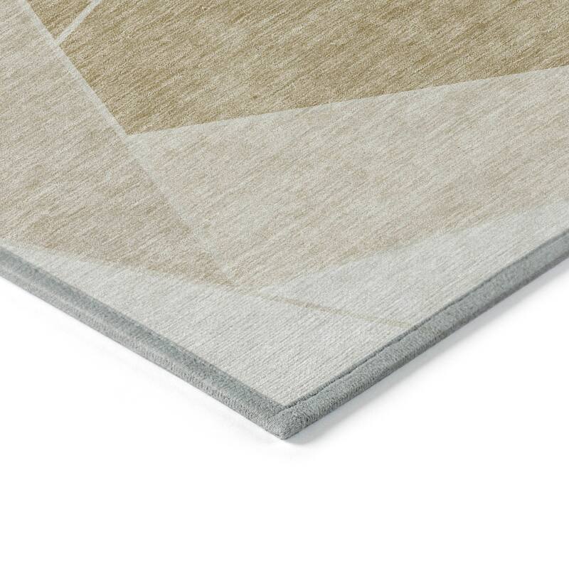 Machine Washable Indoor/ Outdoor Chantille Contemporary Mosaic Rug