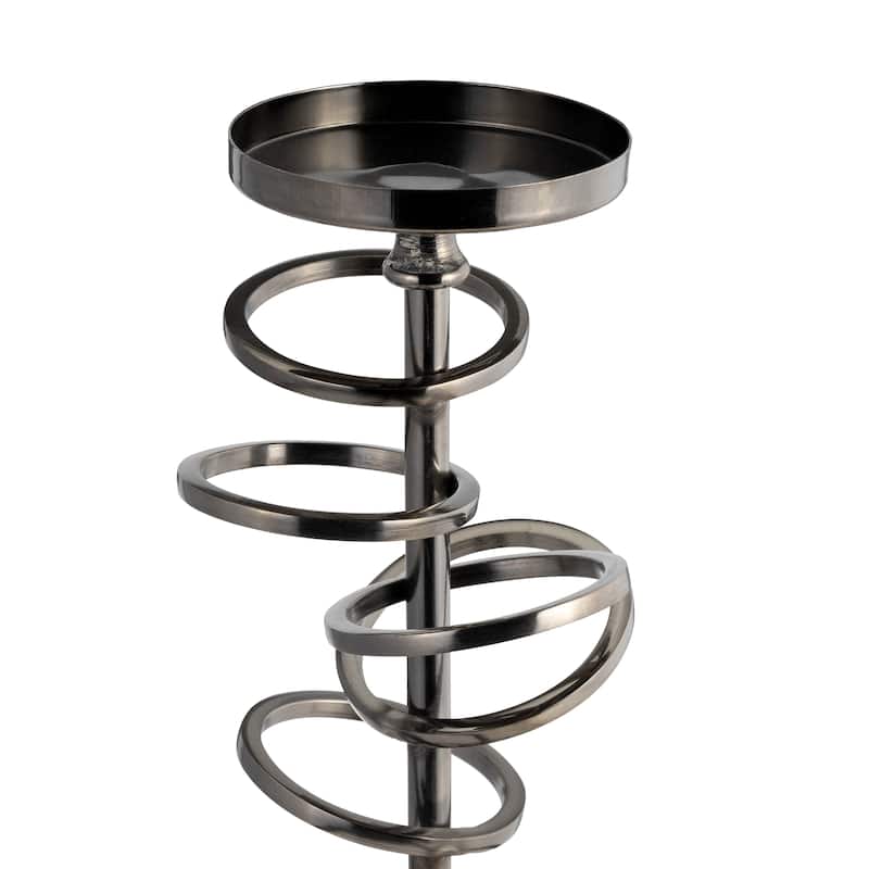 Sagebrook Home Metal Ring Toss Candleholder