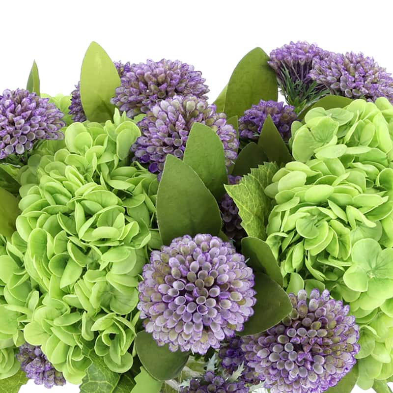 Real Touch Hydrangea and Dahlia Arrangement - 16