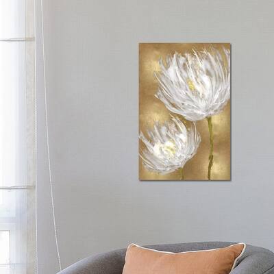 iCanvas "Tulips on Gold II" by Vanessa Austin Canvas Print