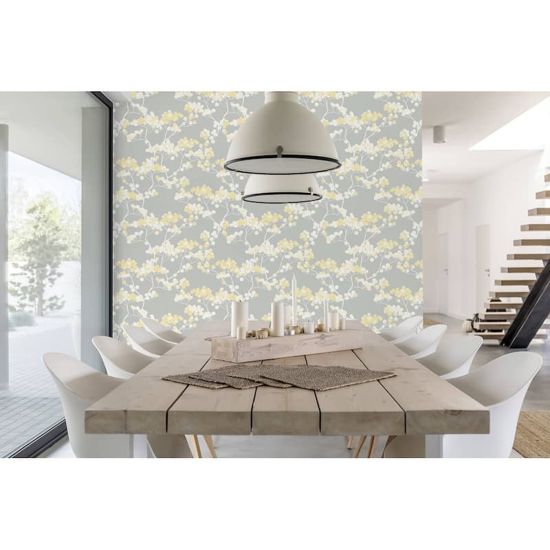 NextWall Cyprus Blossom Peel and Stick Removable Wallpaper