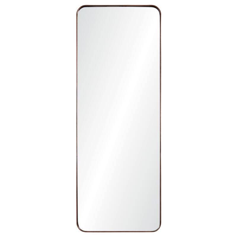 Renwil Phiale 53" Tall Rectangle Wall Mirror, Brown