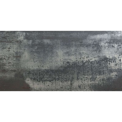 The Tile Life Metallica 24x48 Graphite Porcelain Floor & Wall Tile