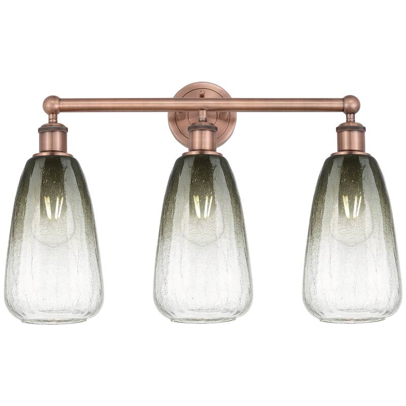 Innovations Lighting Endless Possibilities Edison - Brookhaven Almond - 3 Light 24" Bath Vanity Light