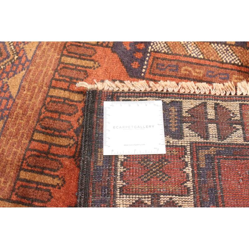 ECARPETGALLERY Hand-knotted Teimani Copper Wool Rug - 2'7 x 4'4