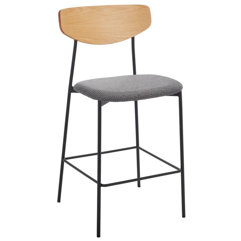 SAFAVIEH Afiya Mid-Century 26-inch Counter Stool - 20.3" W x 20" L x 39" H - 20Wx20Dx39H