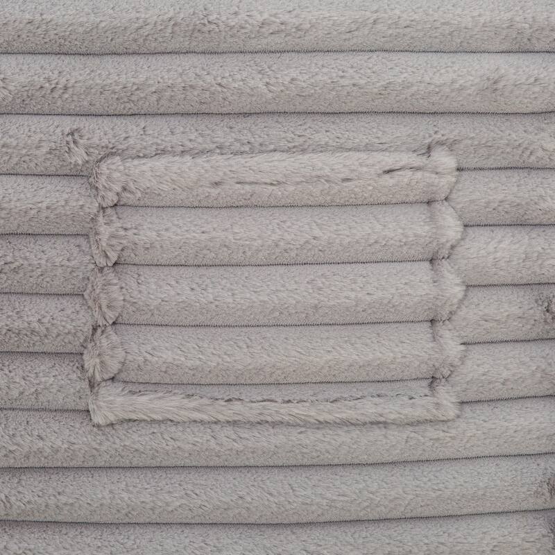 Traditional 72 in. sized Velour Memory Foam Bean Bag