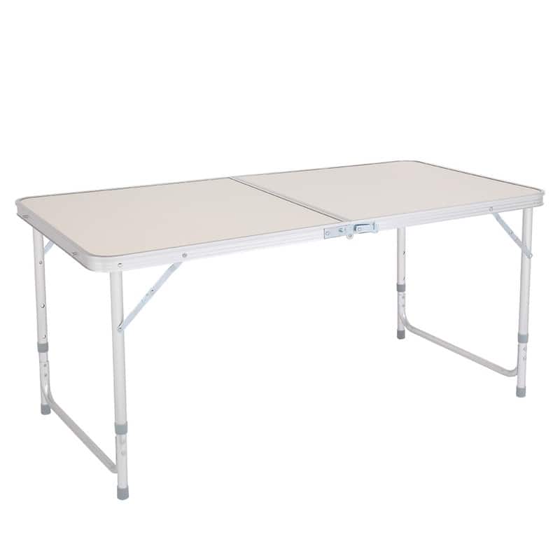 Outdoor Aluminum Picnic Party Camp Folding Dining Table - (120 x 60 x 70)cm