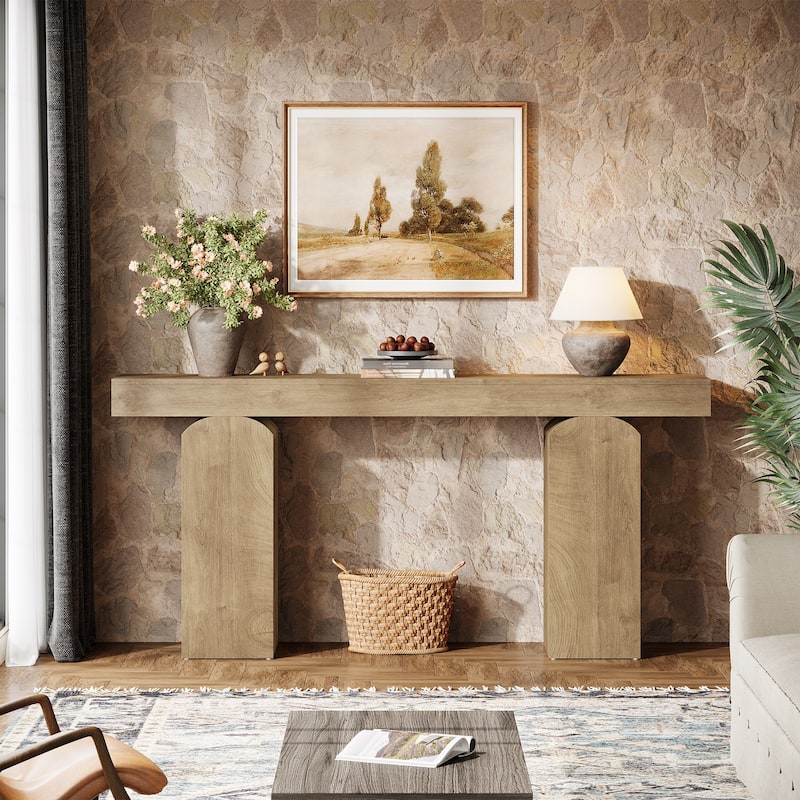 Console Table, Wooden Entryway Table, Sofa Behind Couch Table Hallway Foyer Accent Table