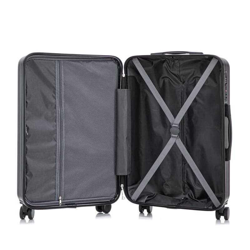 Luggage Sets 3 Piece ABS Hardside Lightweight Suitcase with 4 Universal Wheels TSA Lock Carry On Luggage