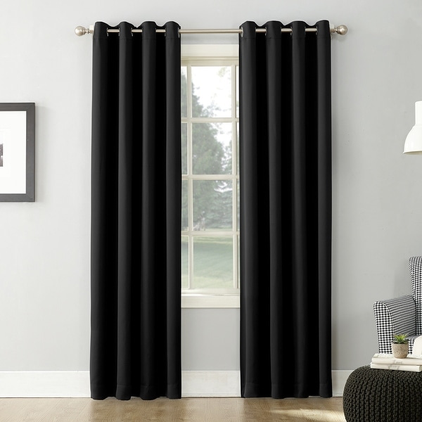 Sun Zero Hayden Energy Saving Blackout Grommet 1-Piece Curtain