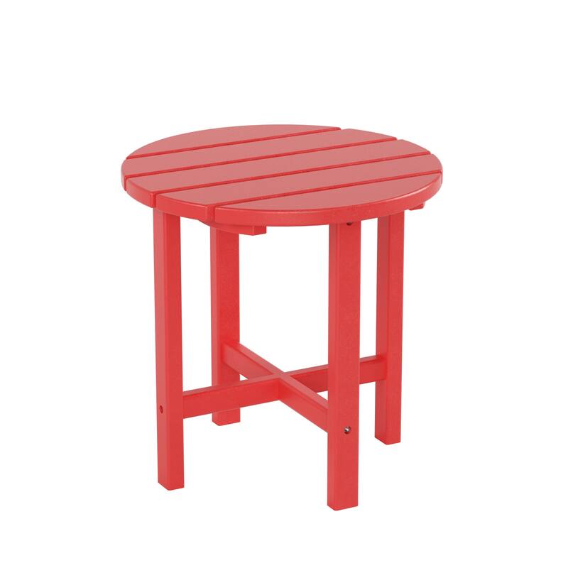 Laguna Hdpe All Weather Outdoor Patio Rocking Chairs With Side Table (3-Piece Set)