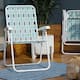 The Novogratz Poolside Gossip Collection Priscilla Folding Chair (2-Pack)