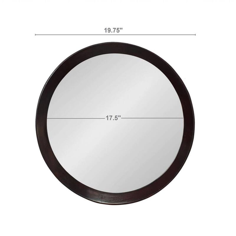 Round wall mirror for living room