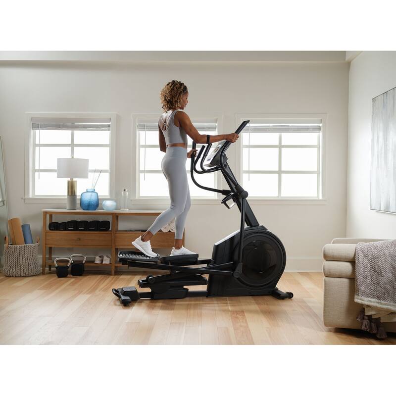 NordicTrack AirGlide 7i; iFIT-enabled Elliptical for Low-Impact Cardio Workouts with 7" Tilting Touchscreen