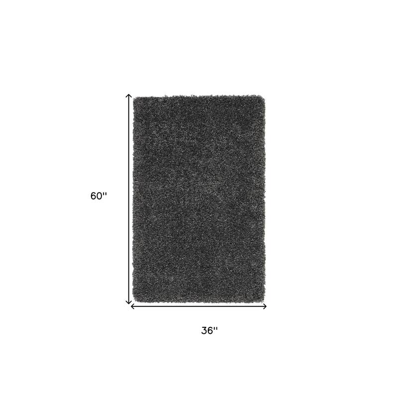 Cahow Power Loomed Stain Resistant Soft Area Rug By HomeRoots - 60' X '36' X '1.25