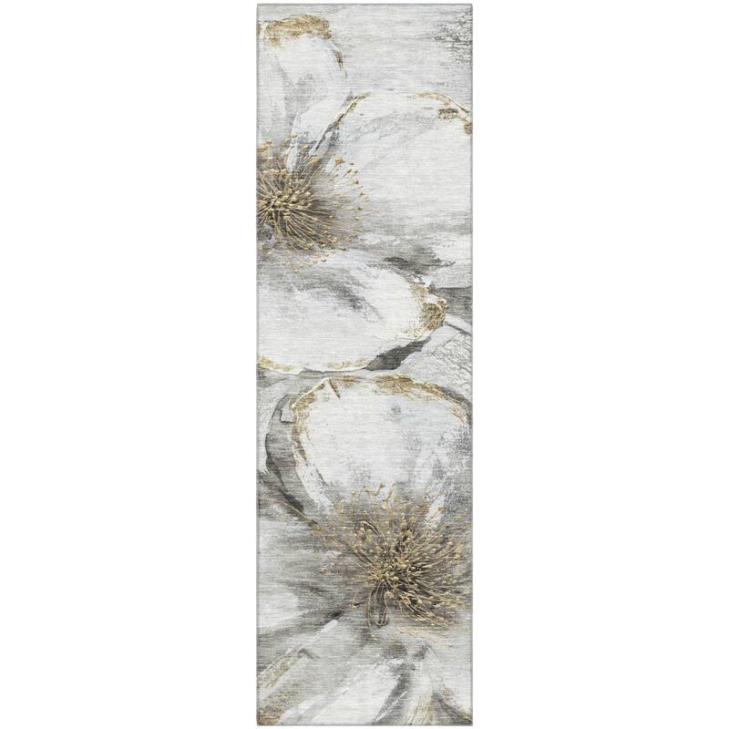 Premium Washable Super Soft Modern Floral Mayfield Rug