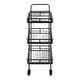 preview thumbnail 27 of 31, Kate and Laurel Ketia Metal and Glass 3-tiered Tray Bar Cart
