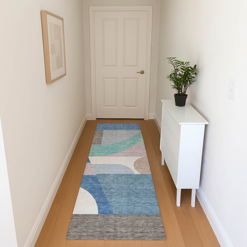 Premium Washable Super Soft Abstract Geo Mayfield Rug