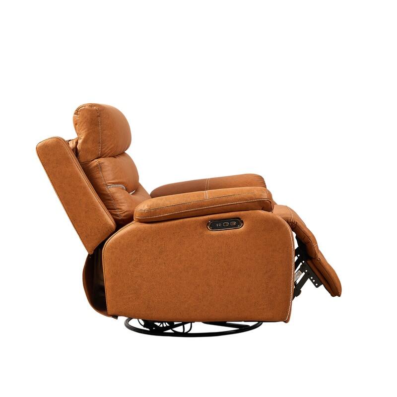 Motor Rocking and 240° Swivel Single Sofa Seat recliner Chair Infinite