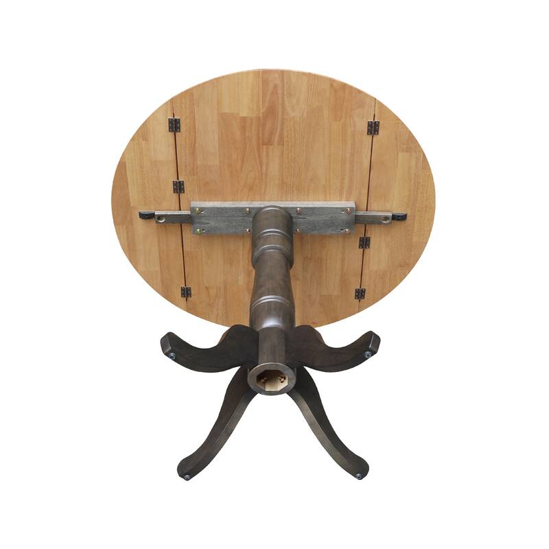 42 in. Round Dual Drop Leaf Dining Table