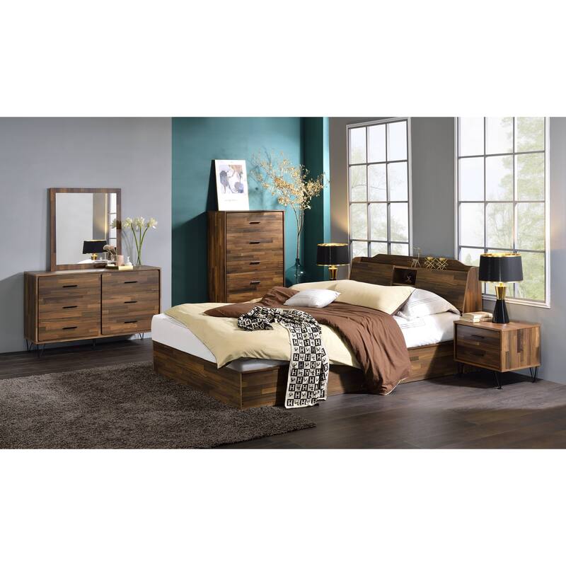 Wade Walnut 6-drawer Double Dresser