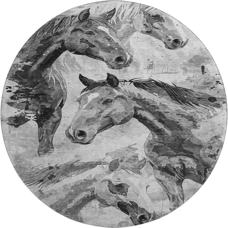 Premium Washable Super Soft Horses Mayfield Rug