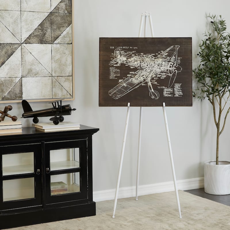 Metal Traditional Easel - 24 x 17 x 70