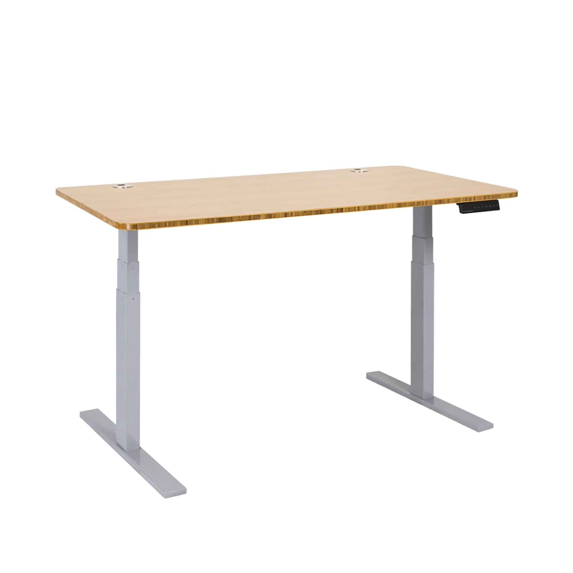 Shop Vifah A3 A9 Autonomous Smart Office 53 Wide Bamboo Top Steel