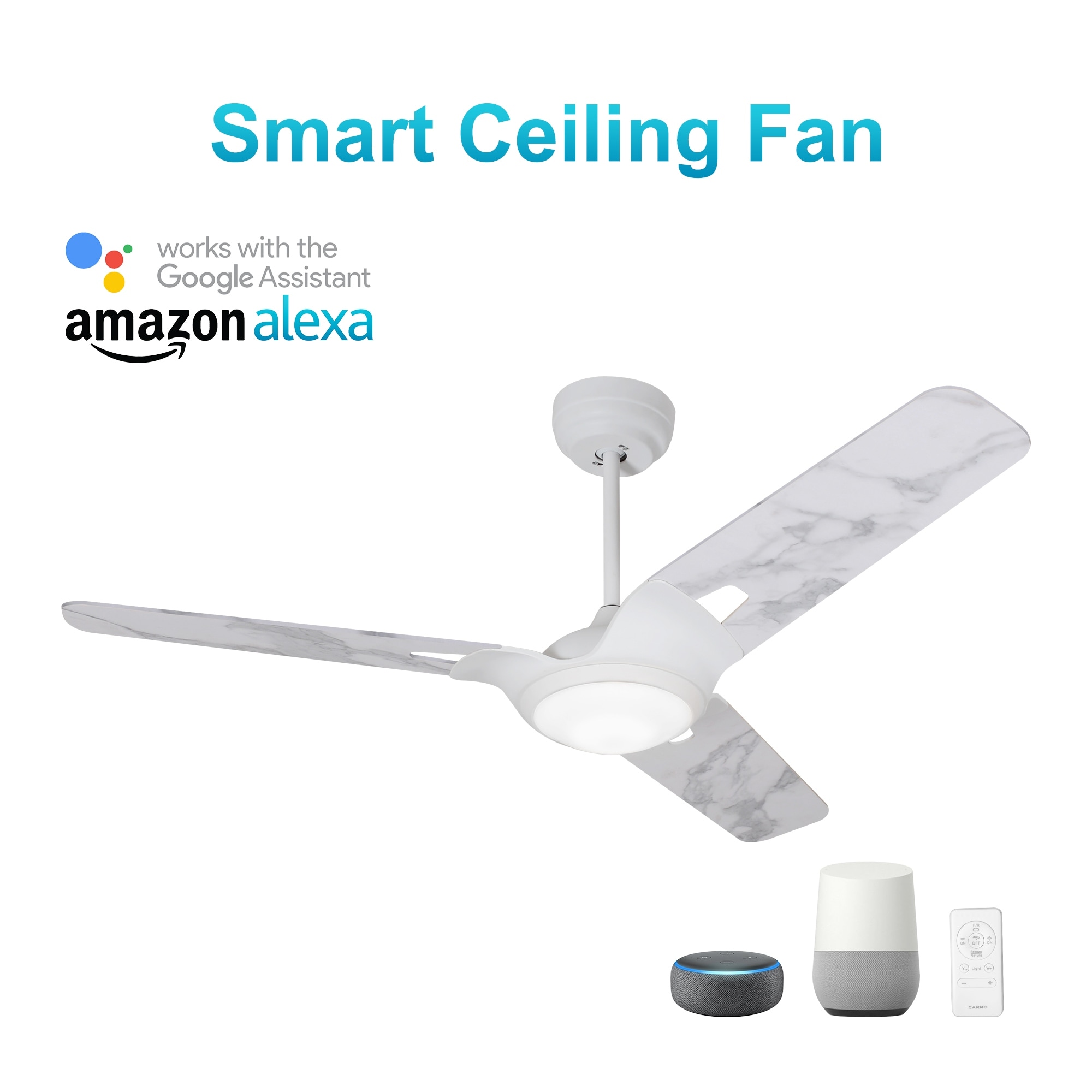 google home compatible ceiling fan