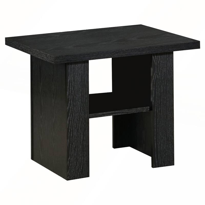 Black Oak 3-Piece Engineered Wood Coffee Table Set
