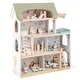 preview thumbnail 1 of 4, Modern Family Play House Wooden Kids DIY Dollhouse for Girls & Boys Light Green