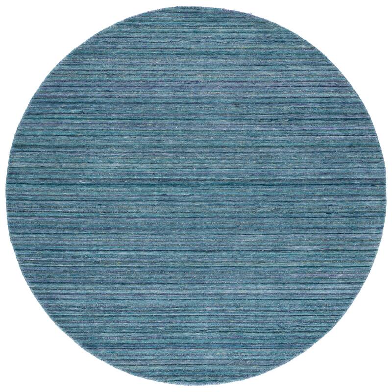 SAFAVIEH Elements Kukoo Modern & Contemporary Rug - 6' Round - Aqua