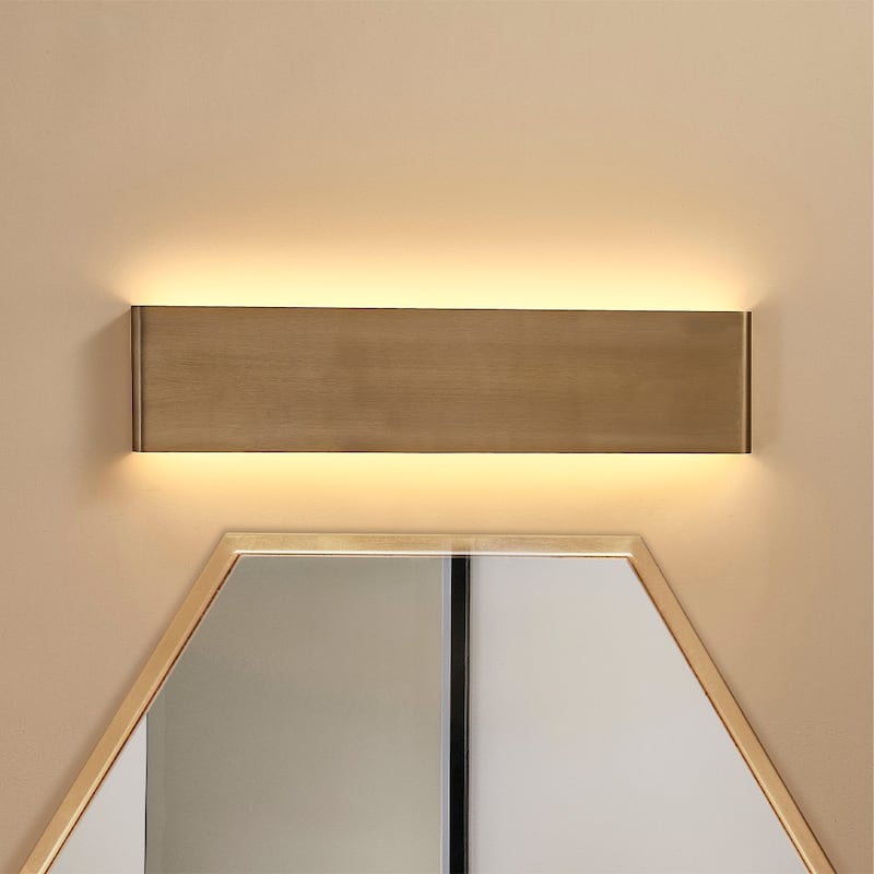 Long Streak Led Wall Sconce 24 Inch Black